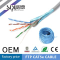 SIPU best price 26awg ftp cat5e ethernet cable coiled 4 pair